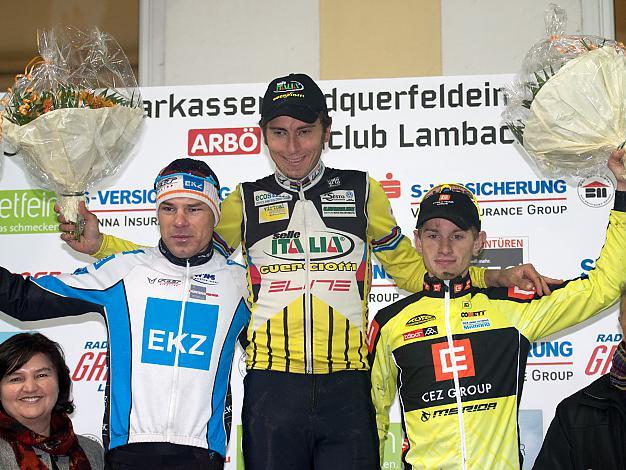 Herren Sieger, Elite 1. FRANZOI Enrico, ITA, Team Selle Italia Guerciotti 2. ZAHNER Simon, SUI, EKZ Racing Team, 3. BAMBULA Ondrej, CZE, CEZ Cykloteam Tabor