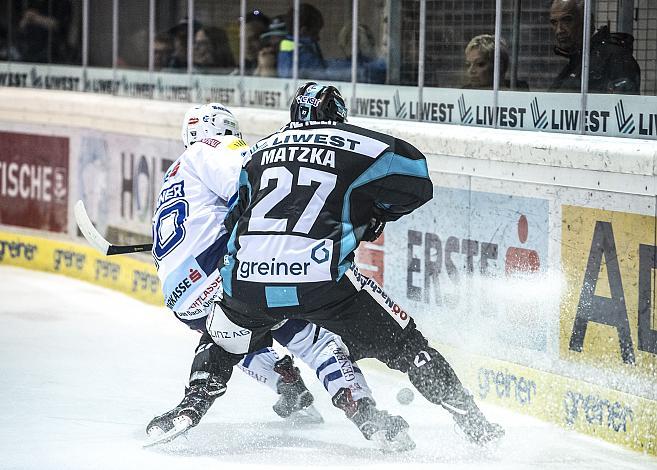 Moritz Matzka (EHC Liwest Black Wings Linz)  EHC Liwest Black Wings Linz vs EC Panaceo VSV