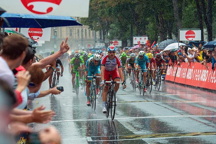 Etappensieger Marco Haller (AUT, Team Katusha) 8. Etappe Podersdorf, Burgenland - Wien
