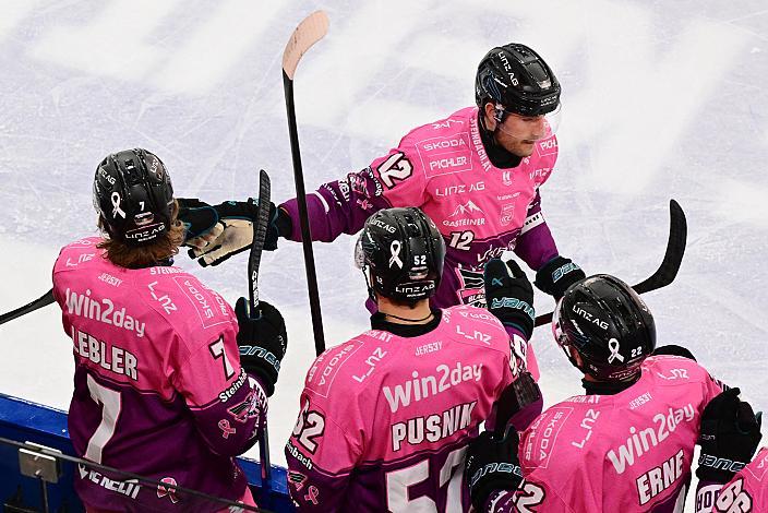 Brady Shaw (Steinbach Black Wings Linz) ICE, Steinbach Black Wings Linz vs HC Tiwag Innsbruck - Die Haie Linz, AG Eisarena 