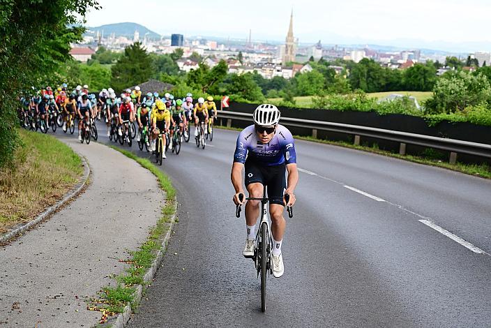Das Peloton am Weg zum Pöstlingberg 1. Etappe Linz Hauptplatz - Pöstlingberg, Oberösterreich Rundfahrt