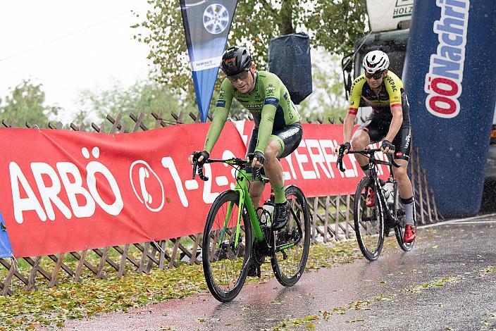 Timon Loderer (GER, Hrinkow Advarics), Dominik Amann (AUT, Team Vorarlberg)  Radsport, Herren Radliga, Ranshofen, 23. Braunauer Radsporttage