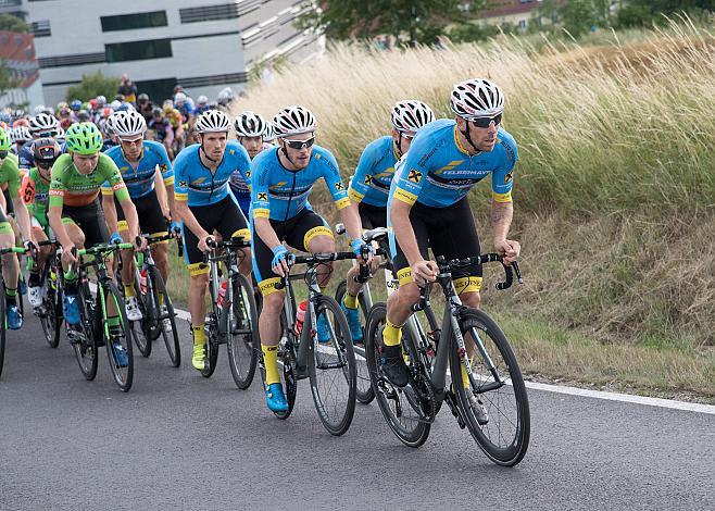 Start zur 1. Etappe Filippo Fortin (ITA, Team Felbermayr Simplon Wels) 1. Etappe Linz - Pelmberg