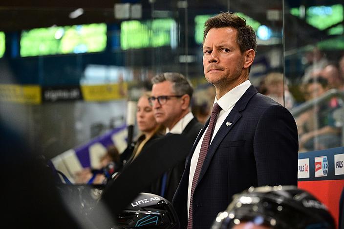  Head Coach Philipp Lukas (Steinbach Black Wings Linz) Steinbach Black Wings Linz vs Bili Tygri Liberec (CZE) , Linz AG Eisarena 