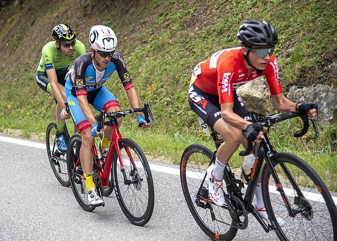  Herren Elite, v.l. Jonas Rapp (GER, Hrinkow Advarics Cycleang), Sieger Riccardo Zoidl (AUT, Team Felbermayr Simplon Wels), 3.Platz 1. Martin Messner (AUT, Team WSA Graz ARBOE) Mühlviertler Hügelwelt Classik, Königswiesen,  U23, Elite Damen und Herren