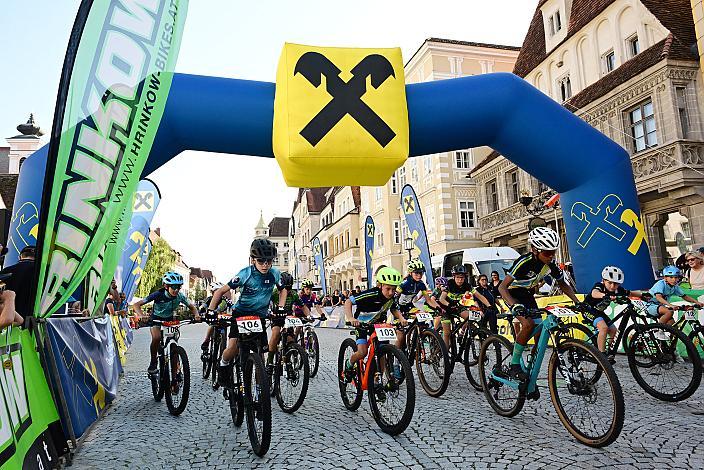 27. Int. ASVÖ - HRINKOW City Kriterium Steyr, MTB-Nachwuchs vom Laufrad bis U17, ÖRV, Radsport, Mountainbike, ELITE Rennrad
