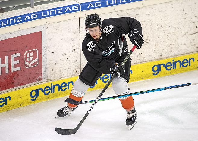 Stefan Gaffal (Black Wings 1992) Black Wings Linz vs HC Innsbruck „die Haie“,  Eishockey, Testspiel