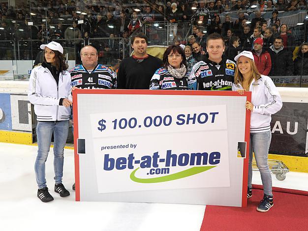 Die Spieler des 100.000,-- Dollar Shot Games Liwest Black Wings Linz vs Moser Medical Graz99ers