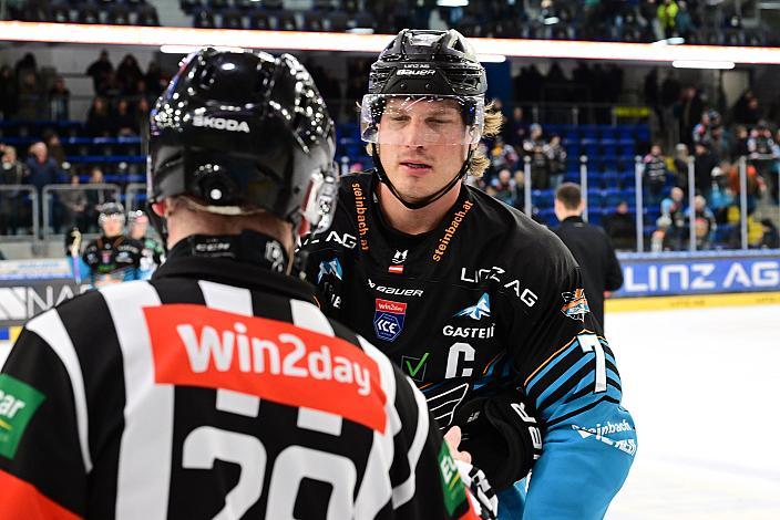 Brian Lebler (Steinbach Black Wings Linz) 27. Runde ICE, Steinbach Black Wings Linz vs Pioneers Vorarlberg, Linz AG Eisarena 