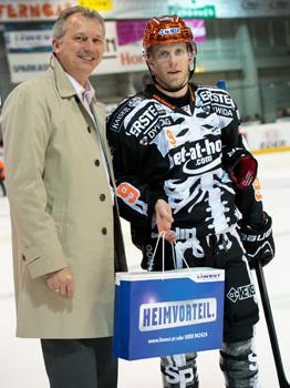 Jason Ulmer, Linz, Spieler des Abends, EHC Liwest Black Wings Linz vs HC TWK Innsbruck