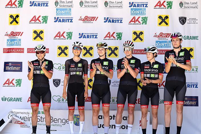 Das Team Cookina ARBÖ ASKÖ Graz RLM Stmk Frauen Elite, U23, Österreichische Meisterschaft Strasse, ÖSTM Gratwein-Straßengel