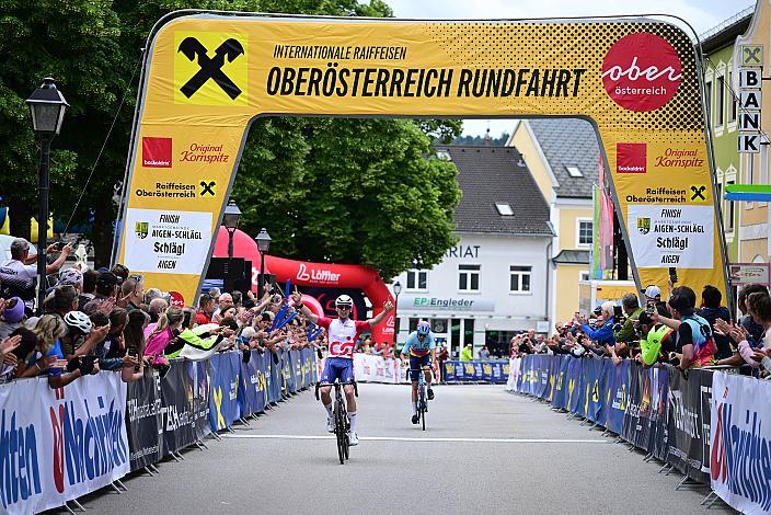 Etappensieger Aaron Dockx (BEL, Alpecin-Deceuninck Development Team) Wels - Aigen - Schlägl, 14. Int. Raiffeisen OÖ-Radrundfahrt UCI Kat. 2.2