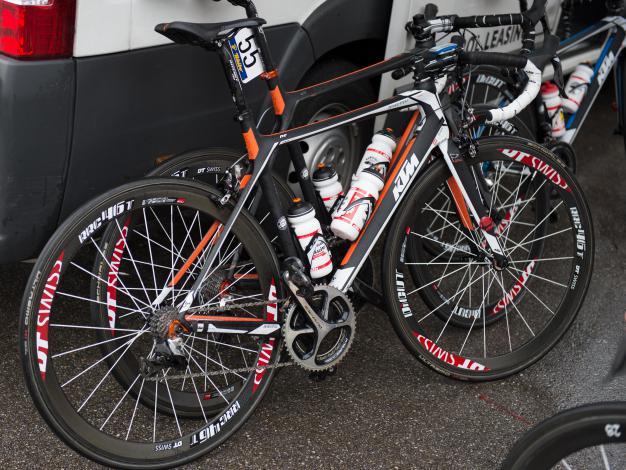 Die Teamraeder der Mannschaft Tirol Cycling Team 