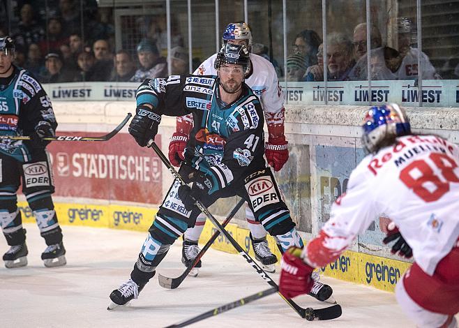 Mario Altmann (EHC Liwest Black Wings Linz) EHC Liwest Black Wings Linz vs EC Red Bull  Salzburg 2. Semifinale