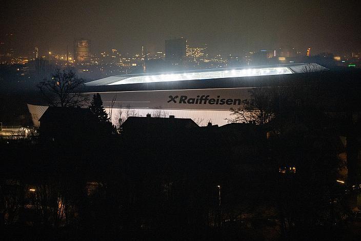 Das Stadion des LASK Raiffeisen Arena, Linz auf der Gugl