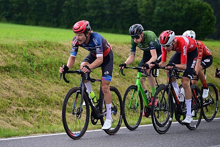 Sebastian Schönberger (AUT, Team Felt - Felbermayr), Jakob Reiter (AUT, Hrinkow Advarics), Philipp Hofbauer (AUT, WSA KTM Graz pb Leomo) ÖM Staatsmeisterschaft, Strassenrennen, Königswiesen OÖ