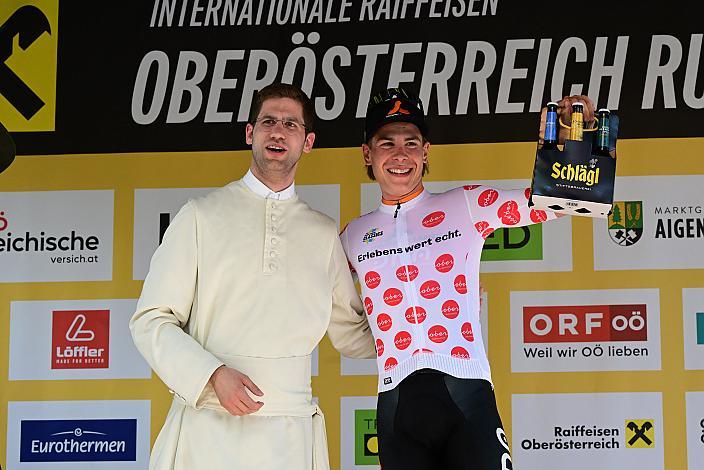 Josef Dirnbauer (AUT, Cycling Team Schwingshandl) im Bergtrikot 3. Etappe Bad Schallerbach - Aigen - Schlägl, 15. Int. Raiffeisen OÖ-Radrundfahrt UCI Kat. 2.2