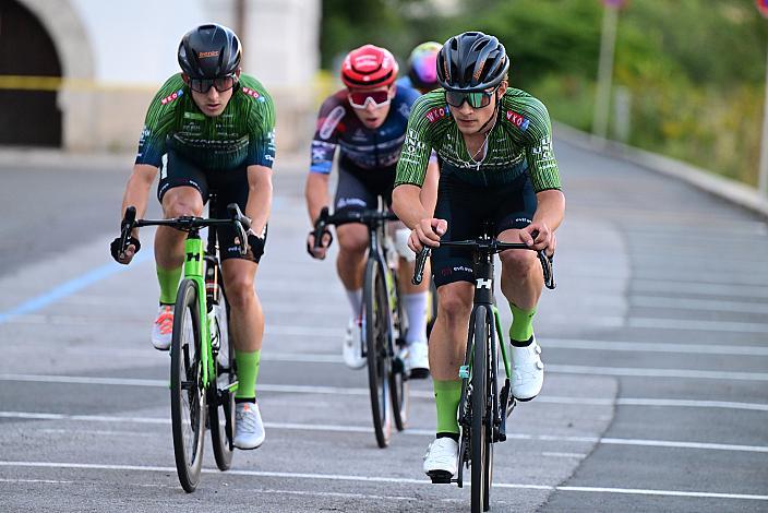 Raphael Hammerschmid (AUT, Hrinkow Advarics), Adrian Stieger (AUT, Hrinkow Advarics) 25. Int. ASVÖ - HRINKOW City Kriterium Steyr, MTB-Nachwuchs vom Laufrad bis U17, ÖRV, Radsport, Mountainbike, ELITE Rennrad