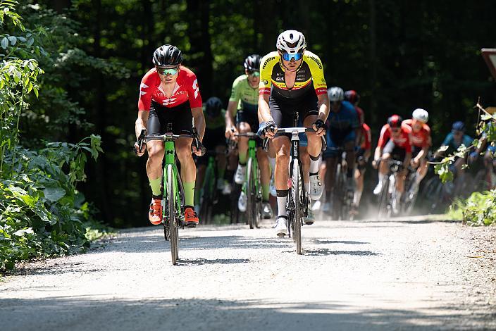 Jaka Primozic (SLO, Hrinkow Advarics) im Trikot des Road Cycling League Führenden, Herren Elite, U23, Radliga, 51. Int. Erlauftaler Radsporttage, Wieselburg, Oberösterreich