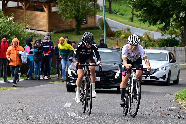 Siegerin Katharina Sadnik (AUT, KTM FACTORY MTB TEAM), Elisa Winter (AUT, Union Raiffeisen Radteam Tirol)  Road Cycling League, Judendorf - Plesch, Stmk