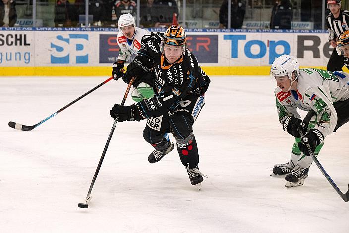 Brodi Stuart (Steinbach Black Wings Linz)  Steinbach Black Wings Linz vs HK SZ Olimpija, 30. Runde, Trikot Movember, ICE Hockey League, Steinbach Black Wings Linz, Linz AG Eisarena 