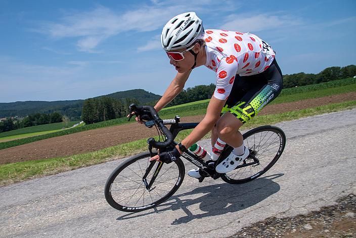 Im Bergtrikot Joost Brinkman (NED, Streetjump Development team) 46. Int. Keine Sorgen,  Junioren Rundfahrt UCI Kat. MJ 2.1, 3. Etappe Bad Wimsbach/Neydharting - Strass im Attergau