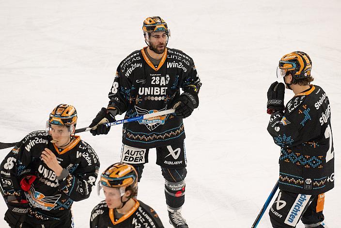 Martin Schumnig (Steinbach Black Wings Linz)  Steinbach Black Wings Linz vs Spusu Vienna Capitals, 27. Runde, ICE Hockey League, Steinbach Black Wings Linz, Linz AG Eisarena 
