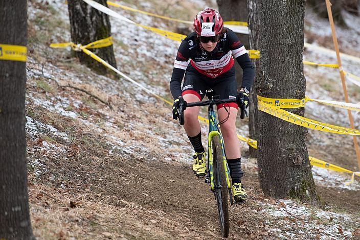 2. Platz Nora Fischer (AUT, RV Dornbirn)  Rad Cyclo Cross, ÖSTM/ÖM Querfeldein Quer durch das Stadion