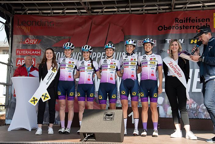 Team Union Raiffeisen Radteam Tirol Damen Elite, U23, Radliga, 61. Radsaison-Eröffnungsrennen Leonding, Oberösterreich 