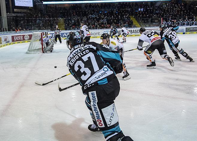 Andreas Kristler (EHC Liwest Black Wings Linz) EHC Liwest Black Wings Linz vs Dornbirn Bulldogs