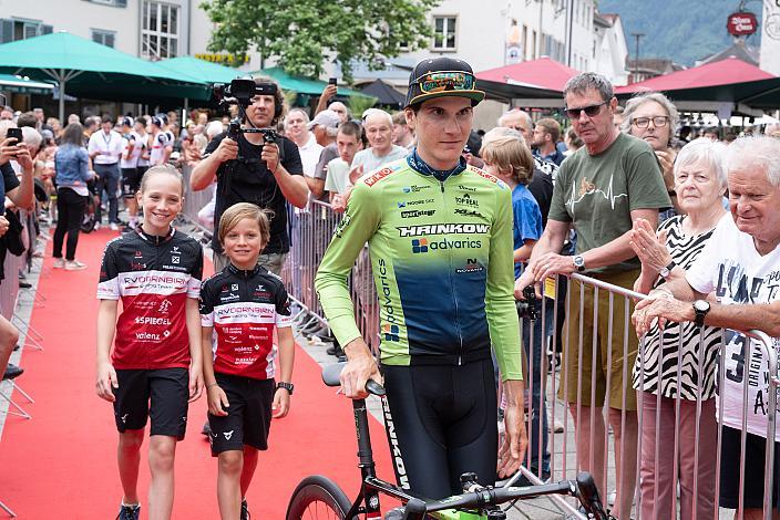 Edward Ravasi (ITA, Hrinkow Advarics) 72. Tour of Austria, Präsentation der Teams, Dornbirn