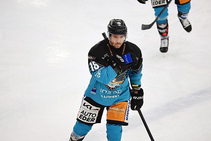 Ken Ograjensek (Steinbach Black Wings Linz) 41. Runde ICE, Steinbach Black Wings Linz vs EC KAC, Linz AG Eisarena 