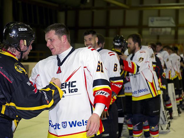 Wels und Ried nach dem Spiel, Fire on Ice, Wels vs. Innviertel Penguins