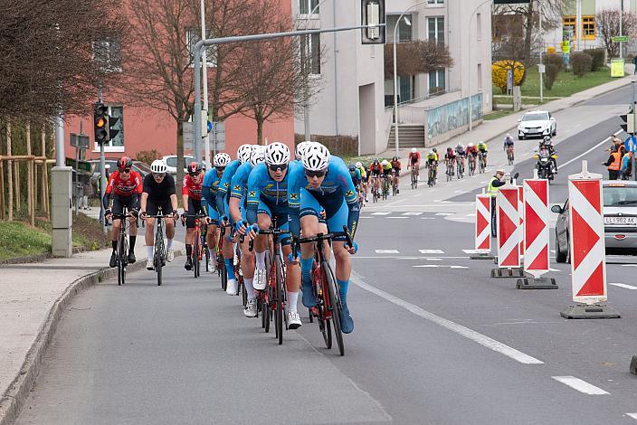 Emanuel Zangerle (AUT, Team Felbermayr Simplon Wels), Michal Kukrle (CZE, Team Felbermayr Simplon Wels) Herren Elite, U23, Radliga, 62. Radsaison-Eröffnungsrennen Leonding, Oberösterreich 