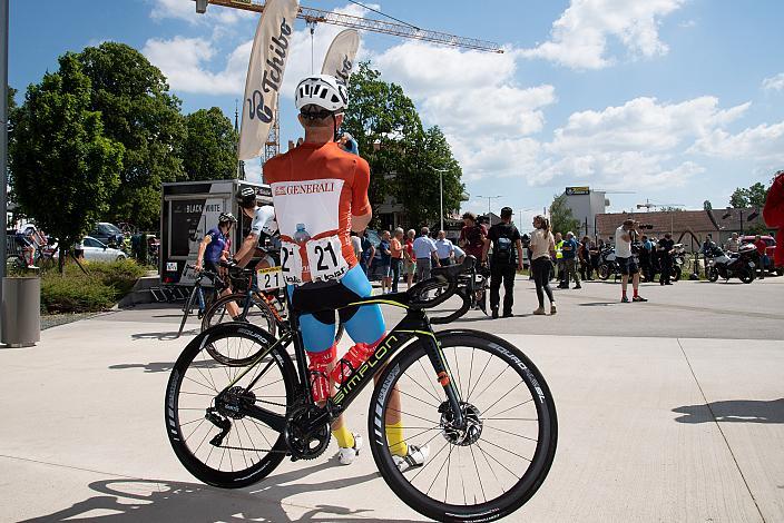 Riccardo Zoidl (AUT, Team Felbermayr Simplon Wels) im Trikot des Besten Österreichers 3. Etappe Traun - Hinterstoder, Int. Raiffeisen Oberösterreich Rundfahrt UCI Kat. 2.2