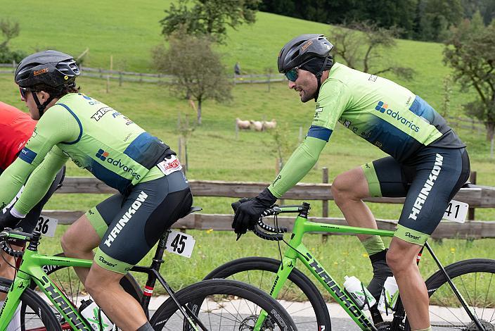 Marvin Hammerschmid (AUT, Hrinkow Advarics), Manuel Bosch (AUT, Hrinkow Advarics)  Radsport, Herren Radliga, Kufstein, Tirol, Radliga Finale 2022 