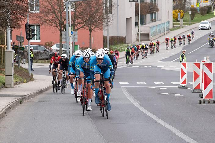 Emanuel Zangerle (AUT, Team Felbermayr Simplon Wels), Michal Kukrle (CZE, Team Felbermayr Simplon Wels) Herren Elite, U23, Radliga, 62. Radsaison-Eröffnungsrennen Leonding, Oberösterreich