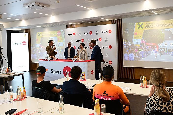 Pressekonferenz Int. Raiffeisen Oberösterreich Rundfahrt (UCI Kat. 2.2), Olympiazentrum Linz  