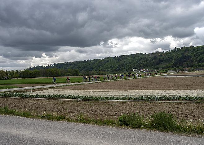 Das Feld der Fahrer vor der Schaunburg