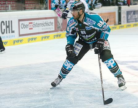 Dan DaSilva (EHC Liwest Black Wings Linz), EHC Liwest Black Wings Linz vs EC VSV