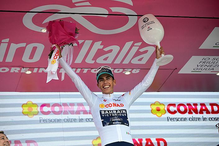 Alfonso Eulalio (POR, Bahrain - Victorious), Gemona del Friuli 1976-2026 - Piancavallo, 109. Giro d Italia