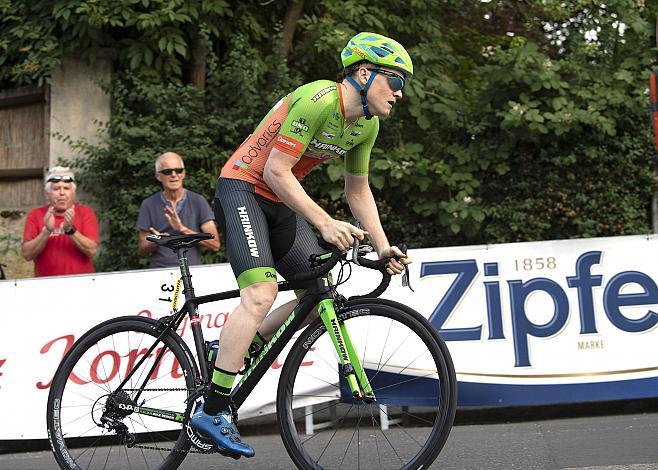 Dominik Hrinkow (AUT, Hrinkow Advarics Cycleang Team) Linz Hauptplatz, Martinskirche,  Radsport 10. Int. OOE Rundfahrt Prolog