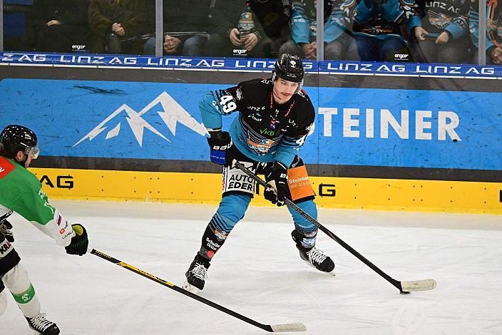 Graham Knott (Steinbach Black Wings Linz), 22. Runde ICE, Steinbach Black Wings Linz vs HK Olimpija Ljubljana, Linz AG Eisarena 