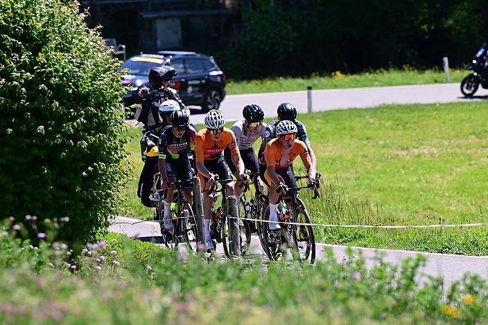 Die Ausreisser mit Josef Dirnbauer (AUT, Cycling Team Schwingshandl)  und Sieger Jaka Marolt (SLO, FACTOR RACING) Herren Elite, U23, Road Cyling League Austria, Radliga, GP Vorarlberg, Nenzing