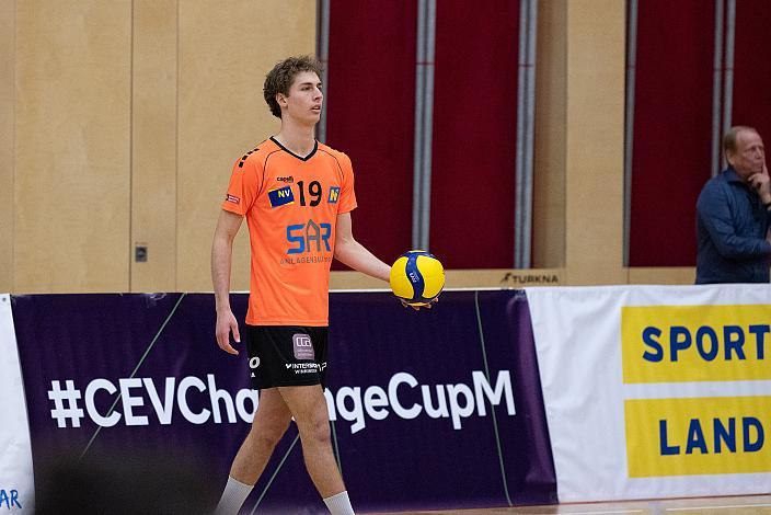 Jonah Zelenka (VCA Amstetten Niederösterreich) Volleyball CEV Challenge Cup VCA Amstetten NÖ vs Lausanne UC (Schweiz)