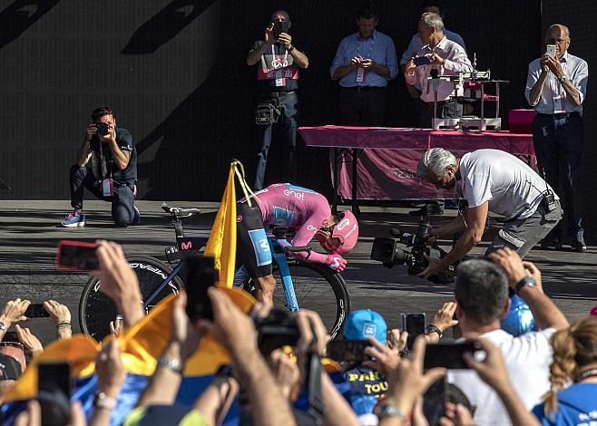 Richard Carapaz (ECU, Movistar Team) Girosieger 2019, Giro d Italia, Radsport, 102. Giro d Italia - 21. Etappe Zeitfahren