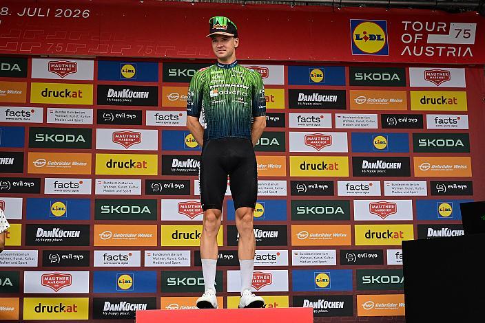 Aktivster Fahrer Loic Bettendorff (LUX, Hrinkow Advarics), 1. Etappe von Graz - Gamlitz, 188km, Tour of Austria