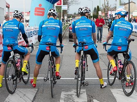 Team Felbermayr Simplon Wels, am Start zum 54. Int. Kirschbluetenrennen, Wels