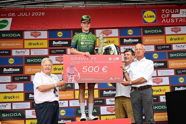 Sprintsieger Loic Bettendorff (LUX, Hrinkow Advarics), 1. Etappe von Graz - Gamlitz, 188km, Tour of Austria
