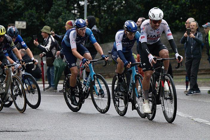 Alessandro Covi (ITA, UAE Team Emirates), Corbin Strong (AUS, Israel-Premier Tech), Marco Frigo (USA, Israel-Premier Tech) 87. Giro del Veneto UCI 1.1 Pro, Verona - Vicenza Monte Berici